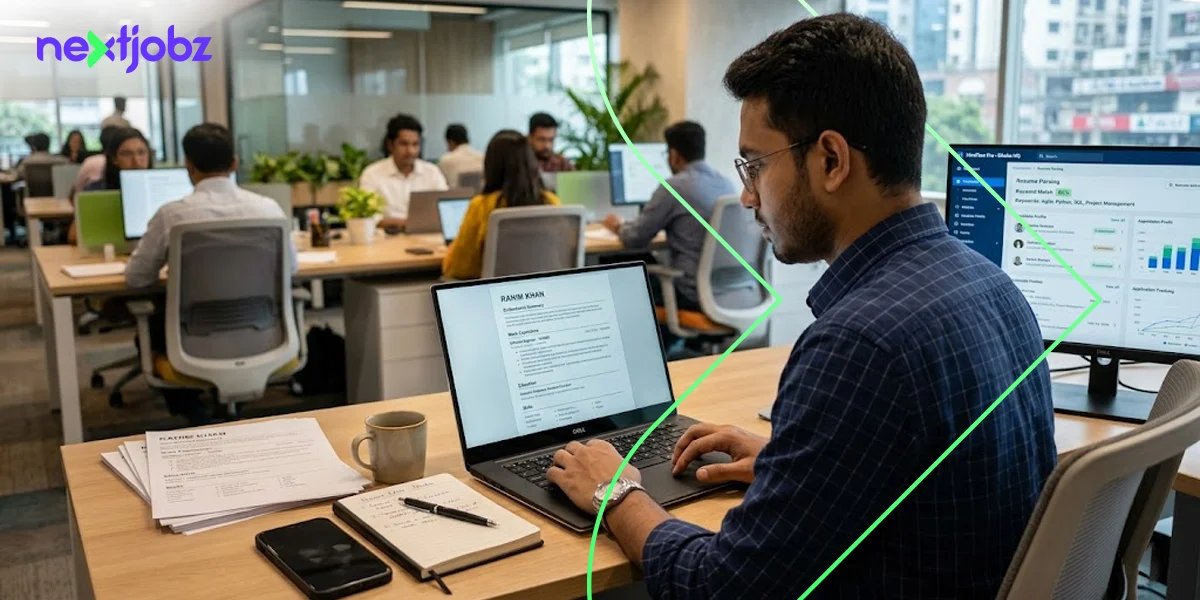 ATS resume format example showing an ATS-friendly CV designed to beat AI resume screening and applicant tracking systems in 2026