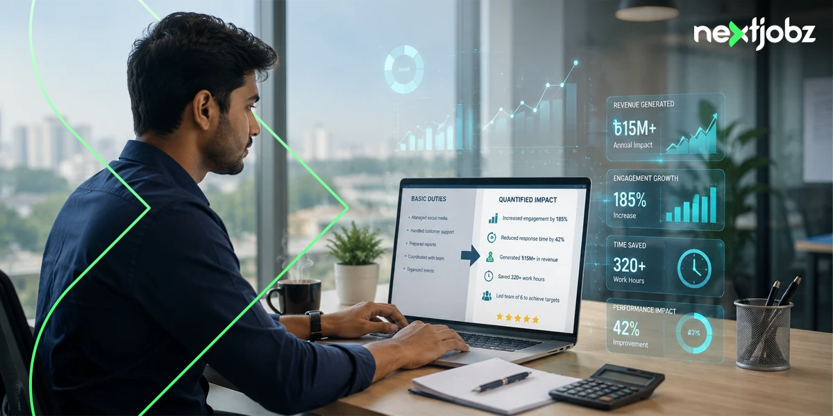 How to quantify resume achievements by turning job duties into measurable results with resume metrics